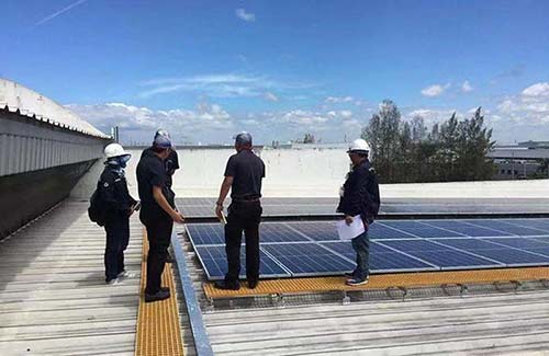 Rooftop solar arrays Thailand